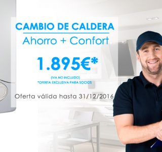 oferta cambio caldera